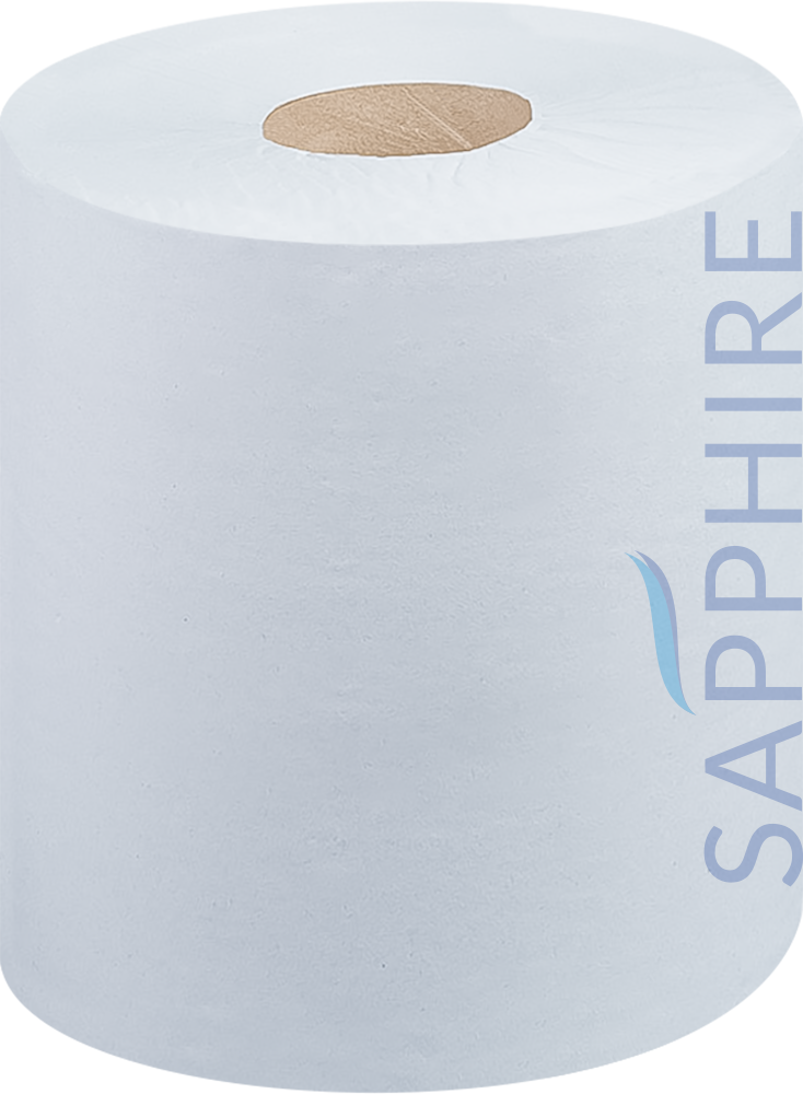 White Centrefeed Roll 6 pack