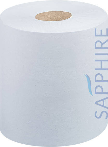 White Centrefeed Roll 6 pack